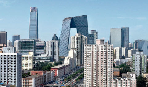 Peking - Čtvrť Central Business District